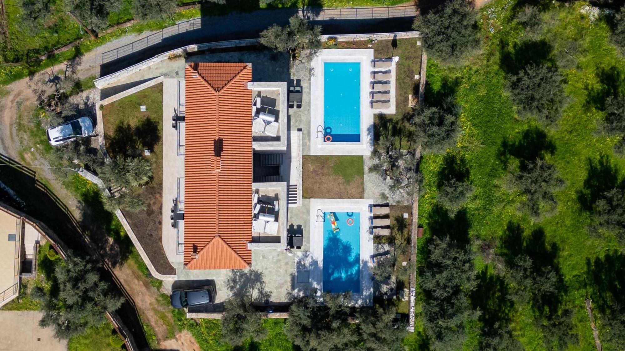 Torri Di Pietra Villa Stoúpa Eksteriør billede