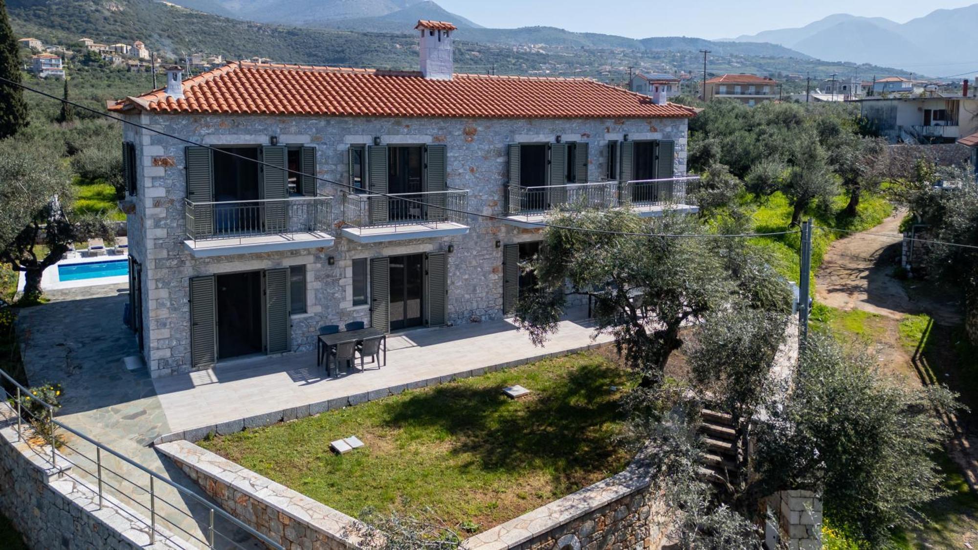 Torri Di Pietra Villa Stoúpa Eksteriør billede